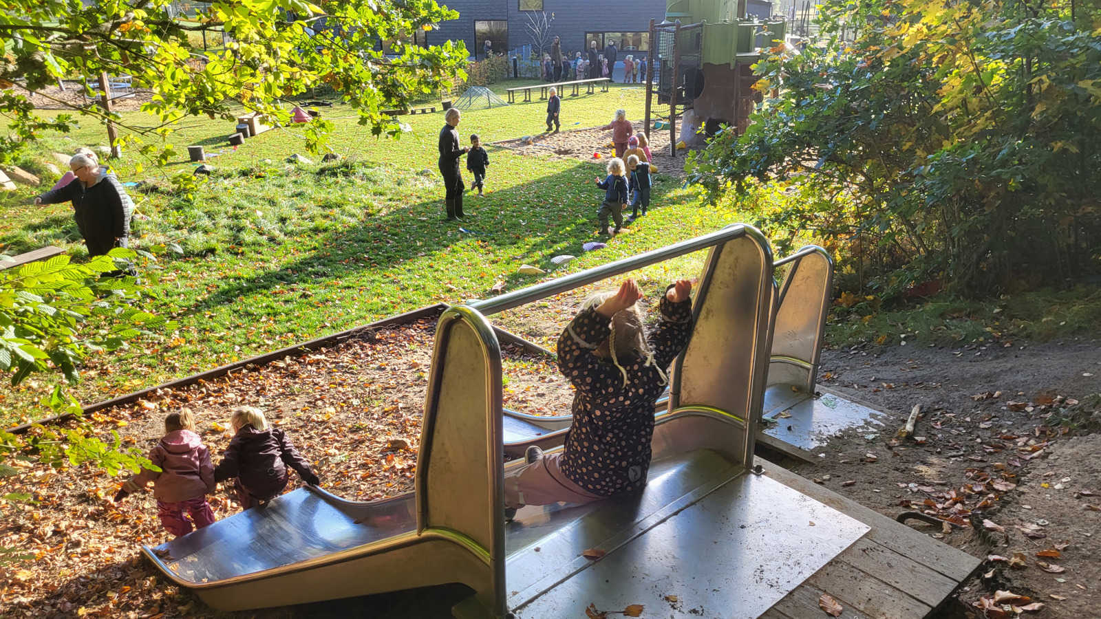 Rutsjebane i Børnehuset Langå